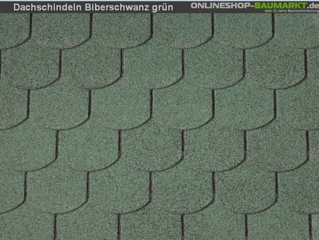 inkl. Wolff Dachschindeln Biberschwanz grün 18  Pakete