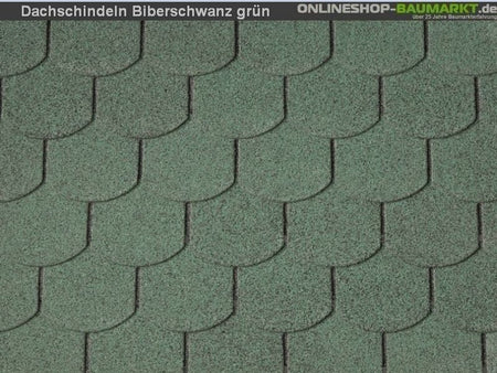 inkl. Wolff Dachschindeln Biberschwanz grün 22  Pakete
