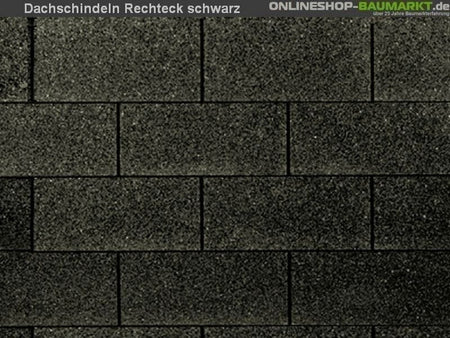inkl. Wolff Schindeln Rechteck schwarz 7  Pakete