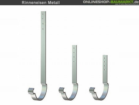 Metall-Dachrinne dunkelgrau Pultdach 300 cm