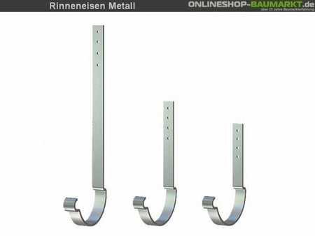 Metall-Dachrinne dunkelgrau Pultdach 700 cm