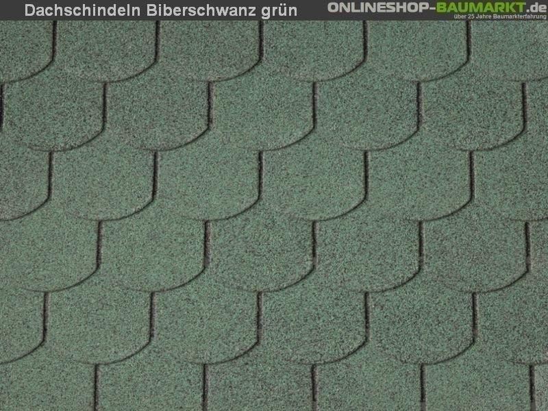 Wolff Dachschindeln Biberschwanz grün 1 Pakete