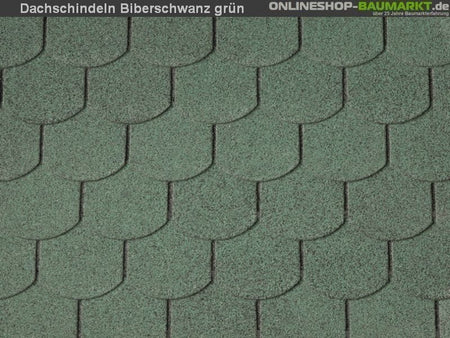 Wolff Dachschindeln Biberschwanz grün 19 Pakete
