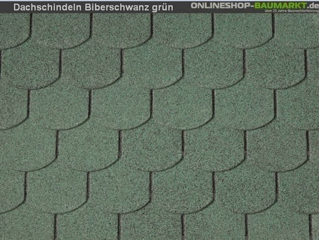 Wolff Dachschindeln Biberschwanz grün 32  Pakete