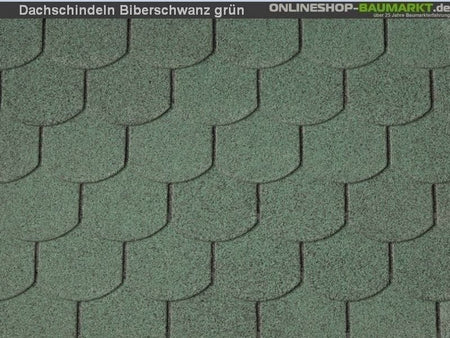 Wolff Dachschindeln Biberschwanz grün 32  Pakete