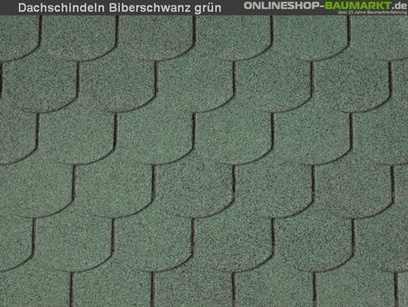 Wolff Dachschindeln Biberschwanz grün 42 Pakete