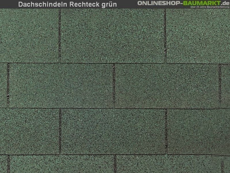 Wolff Dachschindeln Rechteck grün 36 Pakete