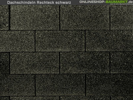 Wolff Dachschindeln Rechteck schwarz 26 Pakete