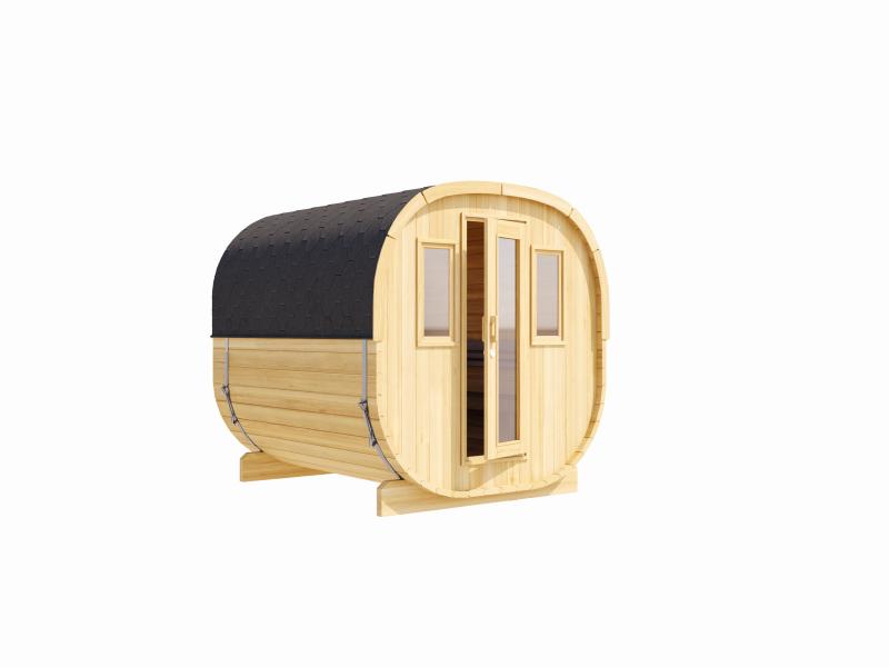 Wolff Finnhaus Cube Saunafass 230 Art 1 Bausatz Typ 4