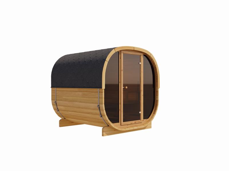 Wolff Finnhaus Cube Saunafass 230 Thermoholz Art 2 Bausatz Typ 1