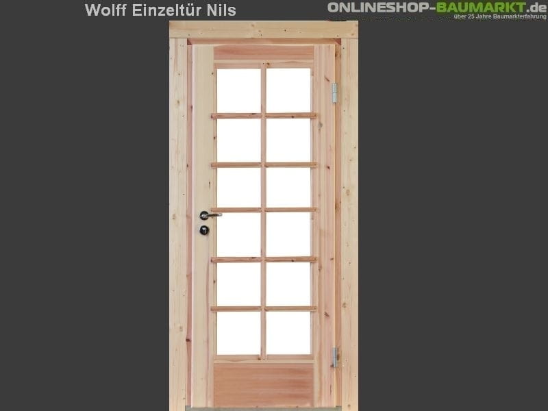 Wolff Finnhaus Einzeltür Nils XL 44 isoliert