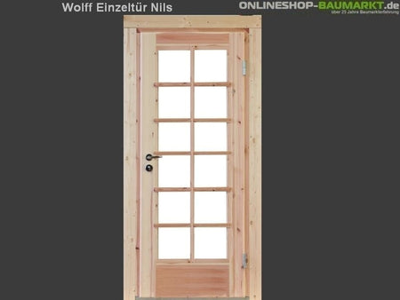 Wolff Finnhaus Einzeltür Nils XL 58 isoliert