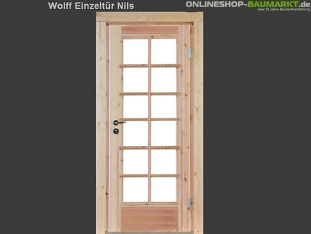 Wolff Finnhaus Einzeltür Nils XL 70 isoliert