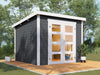 Wolff Finnhaus Gartenhaus Bengt 2525, 28 mm, anthrazit