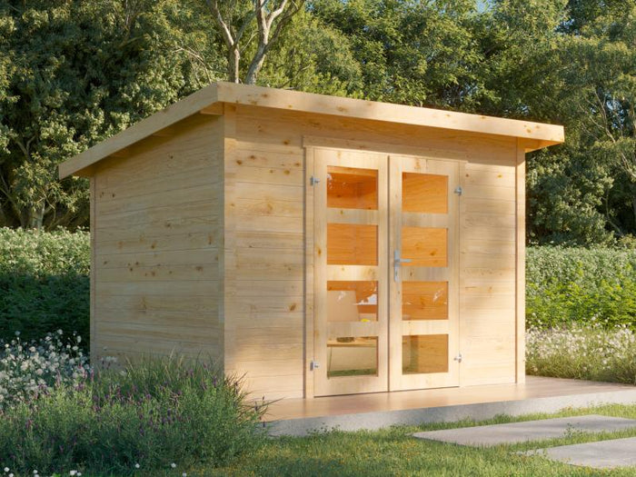 Wolff Finnhaus Gartenhaus Thies 2923, 28 mm