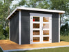 Wolff Finnhaus Gartenhaus Thies 2929, anthrazit, 28 mm