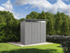 Wolff Finnhaus Metall-Gerätehaus Fascinato 2411,  grau,  1 flg