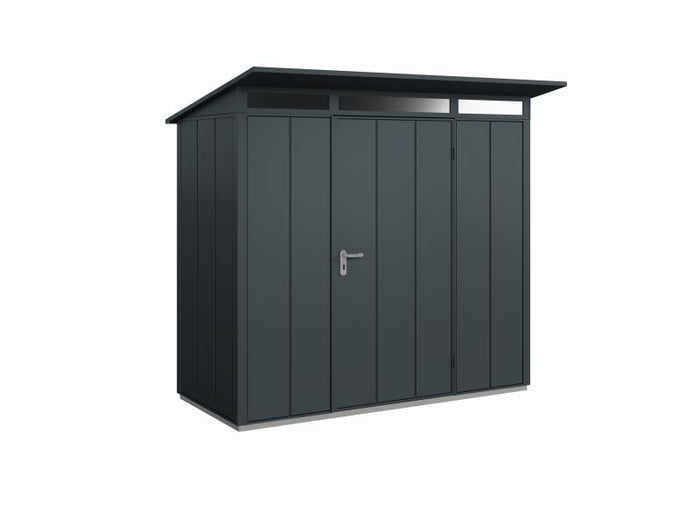 Wolff Finnhaus Metall-Gerätehaus Fascinato 2411,  Anthrazit, 1 flg