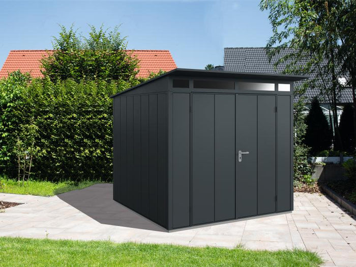 Wolff Finnhaus Metall-Gerätehaus Fascinato 2424, anthrazit, 2 flg