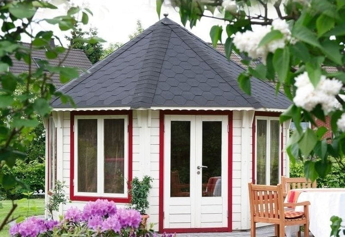 Wolff Finnhaus Pavillon Nizza 3.5 natur 3,5x3,5 m