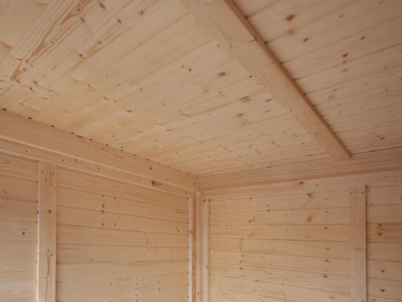 Wolff Finnhaus Pultdachhaus Finn Cube 4x3 Typ 1 ISO, natur