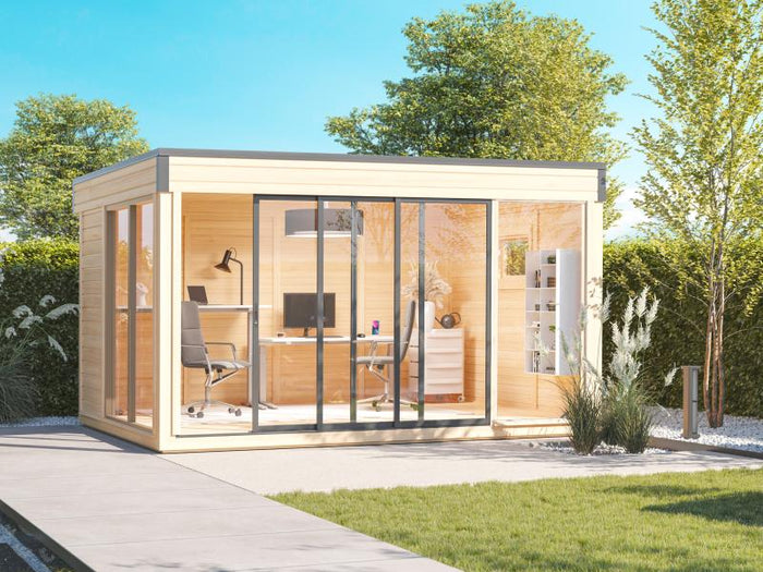 Wolff Finnhaus Pultdachhaus Finn Cube 4x3 Typ 2 ISO
