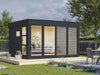 Wolff Finnhaus Pultdachhaus Finn Cube 4x3 Typ 3 ISO, Anthrazit
