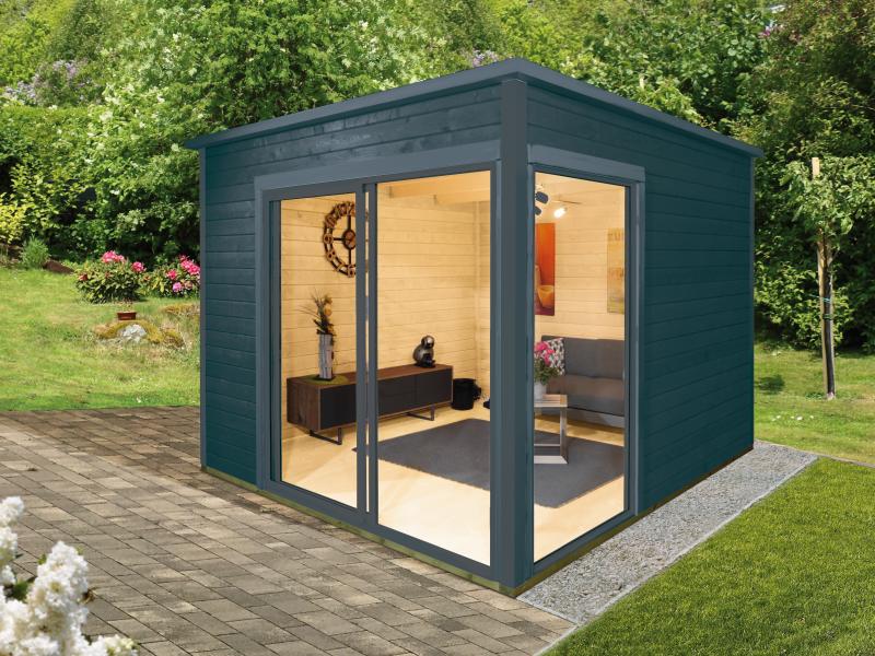 Wolff Finnhaus Pultdachhaus Studio 44-B, anthrazit