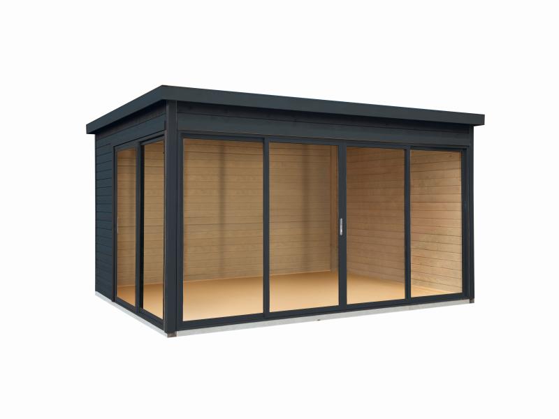 Wolff Finnhaus Pultdachhaus Studio 44-D Anthrazit