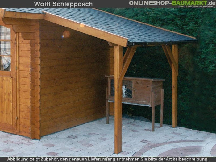 Wolff Finnhaus Schleppdach B natur