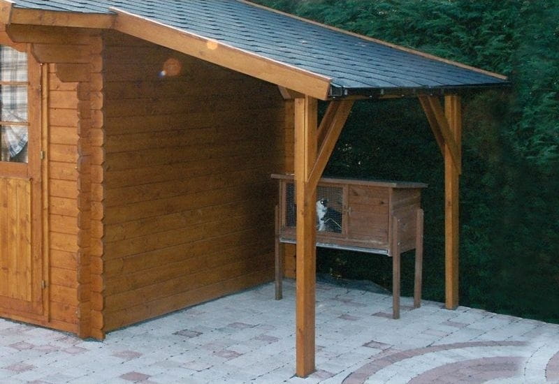 Wolff Finnhaus Schleppdach B natur