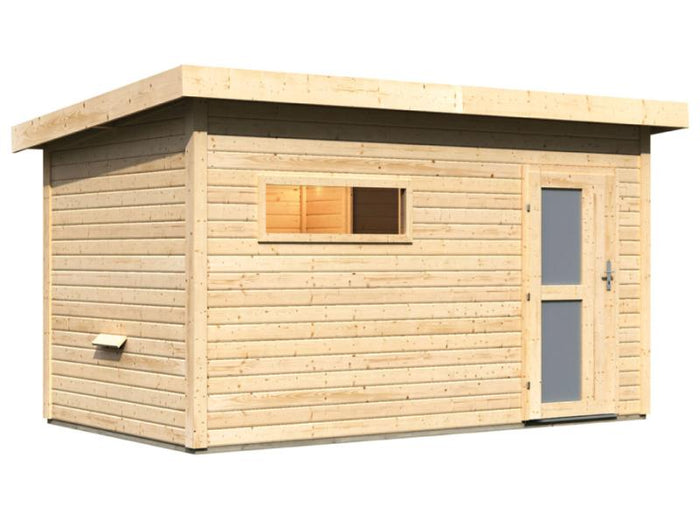 Wolff Saunahaus Melina 40 A Pultdach-Sauna